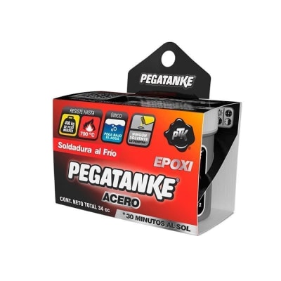 Pegatanke Adhesivo Epoxico Acero Liquido Gris