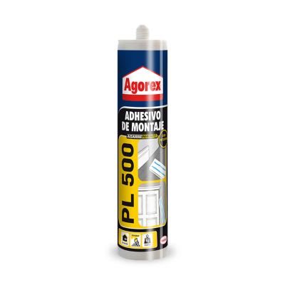 Adhesivo De Montaje PL500 Agorex Cartucho 370 Ml PE
