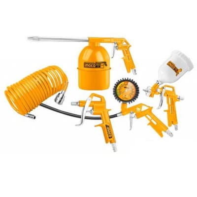Kit Pistola De Pintar Compresor 5 Piezas INGCO AKT0053-1