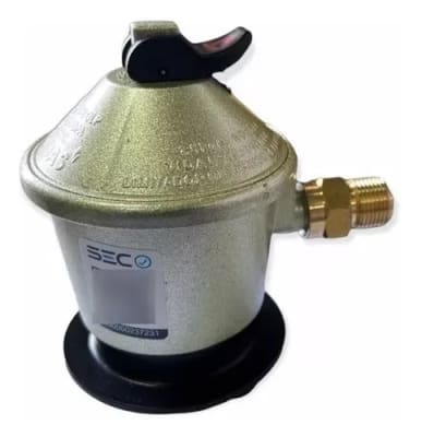 Regulador De Gas C/Valvula De Seguridad 3/8pulg Sercogas