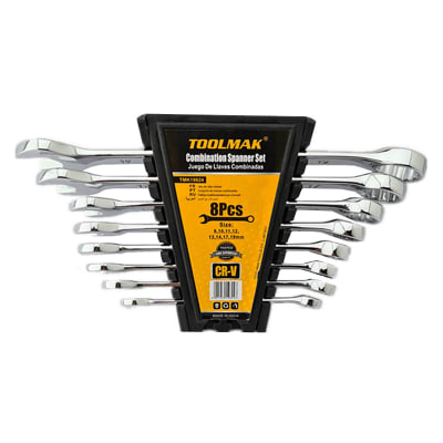Juego De Llaves Combinadas Punta Corona 8pcs 8-19mm