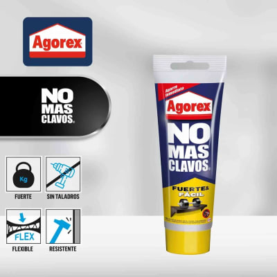 No Mas Clavo Pegamento Adhesivo De Montaje Agorex 200g