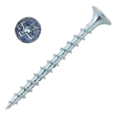 Tornillo Crs Zinc 6x2 Pulg Volcanita Rosca Gruesa Madera - 500 Und