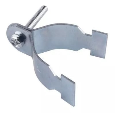 Abrazadera Para Riel RC 1/2pulg + perno + tuerca Pack 50und