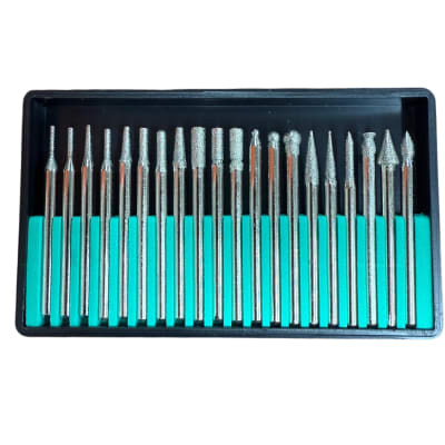 FRESAS DIAMANTADAS DREME 20PCS PARA VIDRIO FIERRO ALUMINIO1