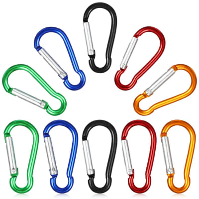 MOSQUETON ALUMINIO #7 x 70 MULTICOLORES LLAVERO1