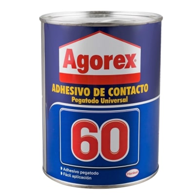 Adhesivo De Contacto Agorex 60 Tarro 120cc Amarillo
