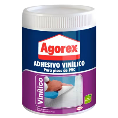 Pegamento Adhesivo Agorex Vinilico 900gr Para Pisos De Vinil Y Pvc