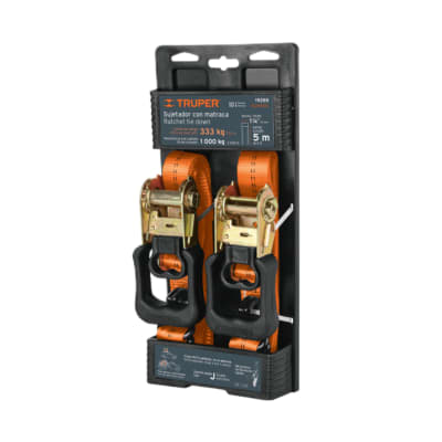 Eslingas Sujetador Amarre 1.000kg Amarra Carga Moto Bici Mercaderia Truper Su-1000c.