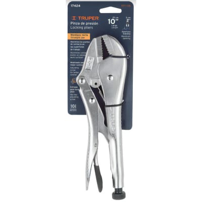 Alicate Caiman Recto 10 Pulgadas Pinza De Presion Truper