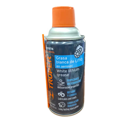 Grasa Blanca De Litio En Aerosol 295ml Spray Truper1
