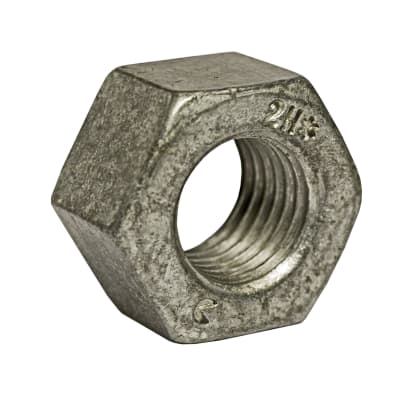 Tuerca Hexagonal 3/4 - 10 Galvanizada 2H ASTM A-194 Reforzada