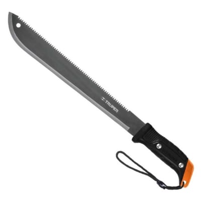 Machete Truper De Doble Filo 18pulg/45cm Mach-18 Con Serrucho