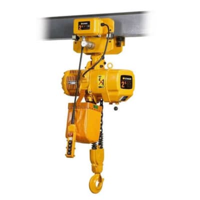 Tecle Electrico 2.0 Ton De Cadena 1500W 220V Con Trolly 6MTS Altura