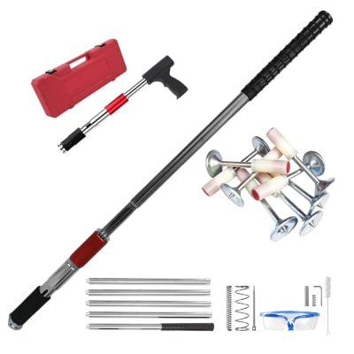 Pistola De Clavo Manual Con Varillas De Extensiones Mas Clavo Polvora Fulminante Con Golilla