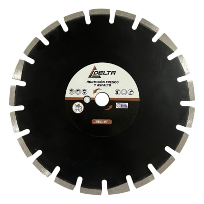Disco Diamantado Asfalto Hormigon 14puLG 10x25.4mm
