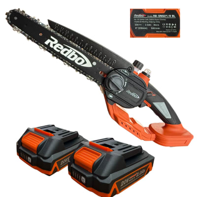 Mini Motosierra Inalámbrica Redbo 20V 2 Baterías + Accesorios