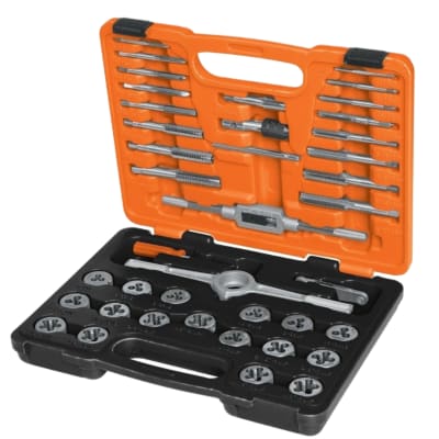 Juego De Machos Y Terrajas En Pulgadas 40 pcs Unf Y Unc