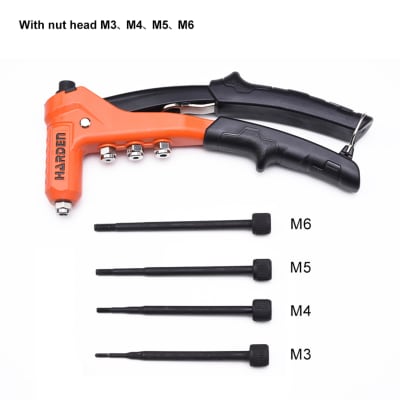 Remachadora De Tuercas M3 a M6 Manual Harden