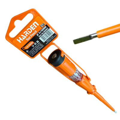 Detector De Voltaje Busca Polo Tipo Luminoso Paleta 190mm Harden