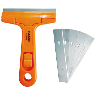 Raspador Vidrio + Cuchillas 100x145mm Ceramica Harden1