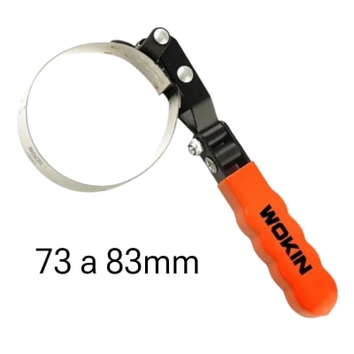 Llave Saca Filtro De Aceite Zuncho Extractor Cinta Metalica Wokin