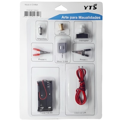 Kit Circuito Electrico Escolar 8 Piezas Proyecto Electrico