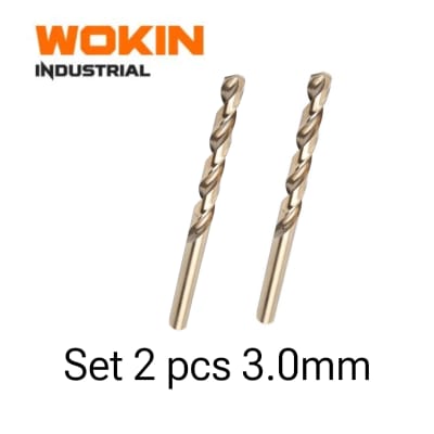 Broca Hss Cobalto 5% SAE M35 Angulo De Corte 135 grados Wokin1