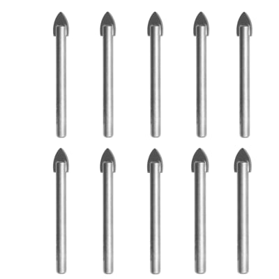 Broca Punta Flecha 6mm Ceramica Porcelanato Vidrio Pack 10und