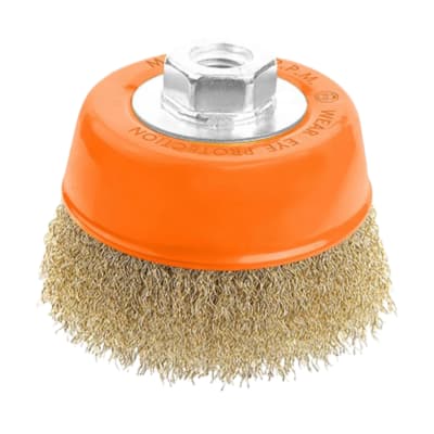 Grata Copa Bronce 3puLG Chascon Ondulado M14 Galletero Wokin