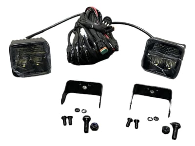 Kit Foco Neblinero Led Hella Black Magic Cubo 3.2 Flood Beam