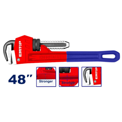Llave Stilson 48 Pulgadas Industrial EMTOP