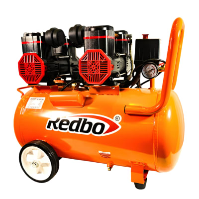 Compresor De Aire 50 Litros 2.5 HP Silencioso Redbo 1100W*2 50L