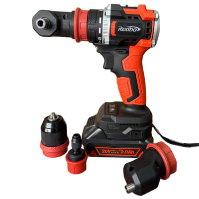 Atronillador Multifuncional Inalambrico Cabezas Intercambiables 20v 5en1 RB-20PBLSS Pluss