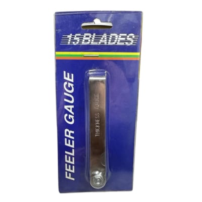 Feeler Calibrador Mecanico De Valvula Bujias Feller 15 Hojas