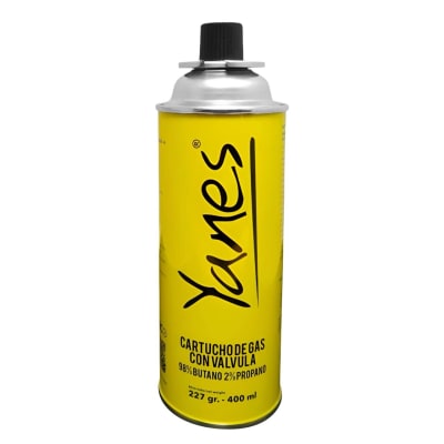 Gas Butano Cartucho 227 Grs 400ml Yanes Soplete Cocinilla