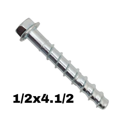 PERNO ANCLAJE KWIK HUS 1/2x4.1/2 TORNILLO DIRECTO HORMIGON CONCRETO