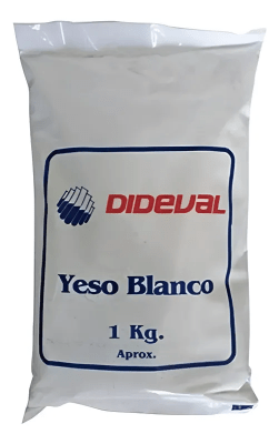 Yeso Blanco Construccion 1kg Dideval