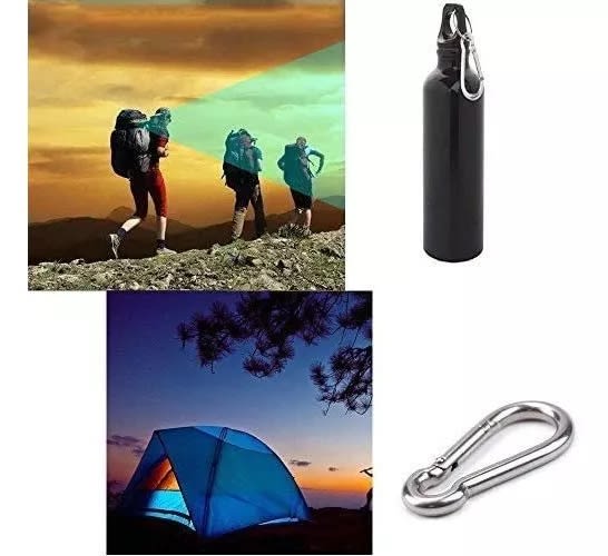 Mosquetón Bombero Multiuso Acero 8x80mm Resistente Pack X53