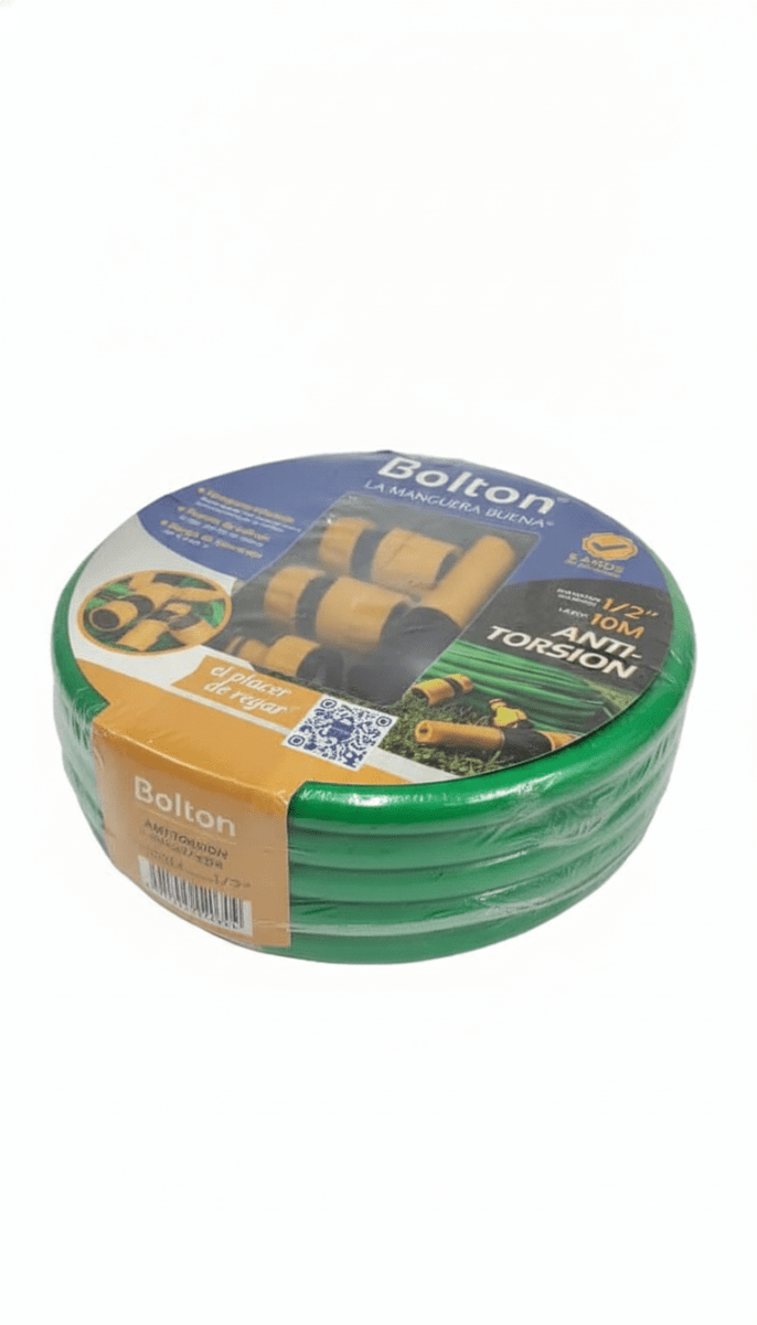 Manguera Reforzada Anti-torcion 1/2 10m + Acoples Mt Bolton2