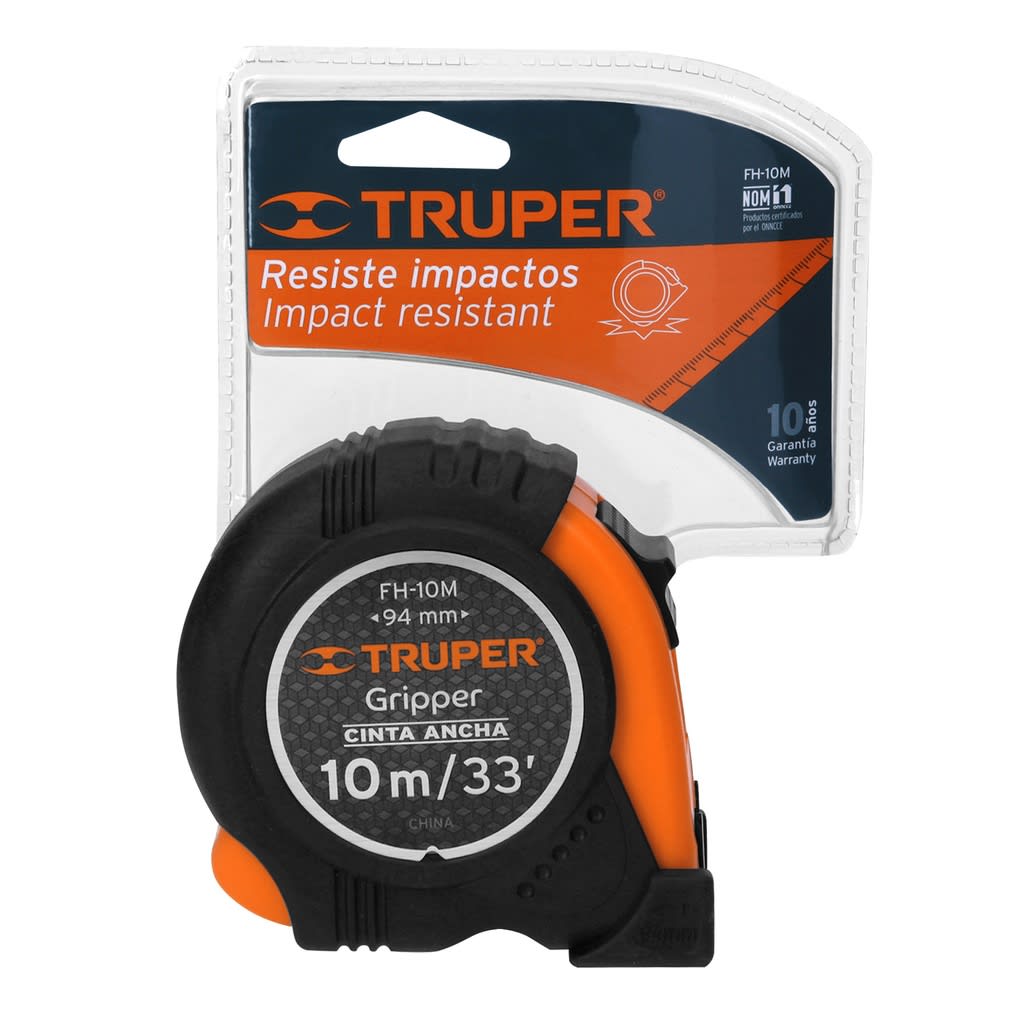 Huincha Medir 10 Mts- 1.1/4´´ Contra Impacto Fh-10m Truper2