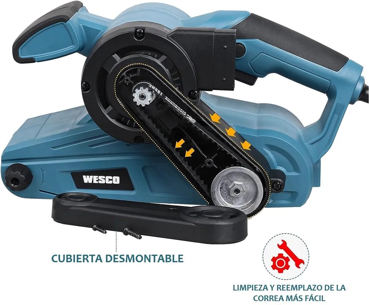 Lijadora De Banda Eléctrica Wesco Ws4366 920W7