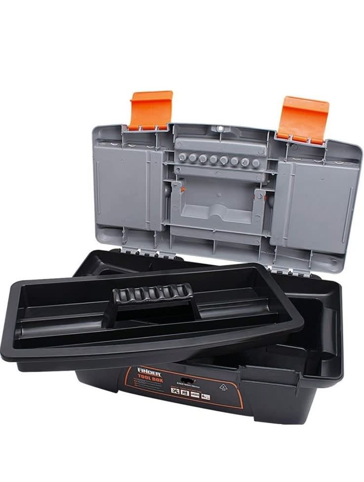 Caja Porta Herramientas Plastica 19p Antiderrame Organizador2