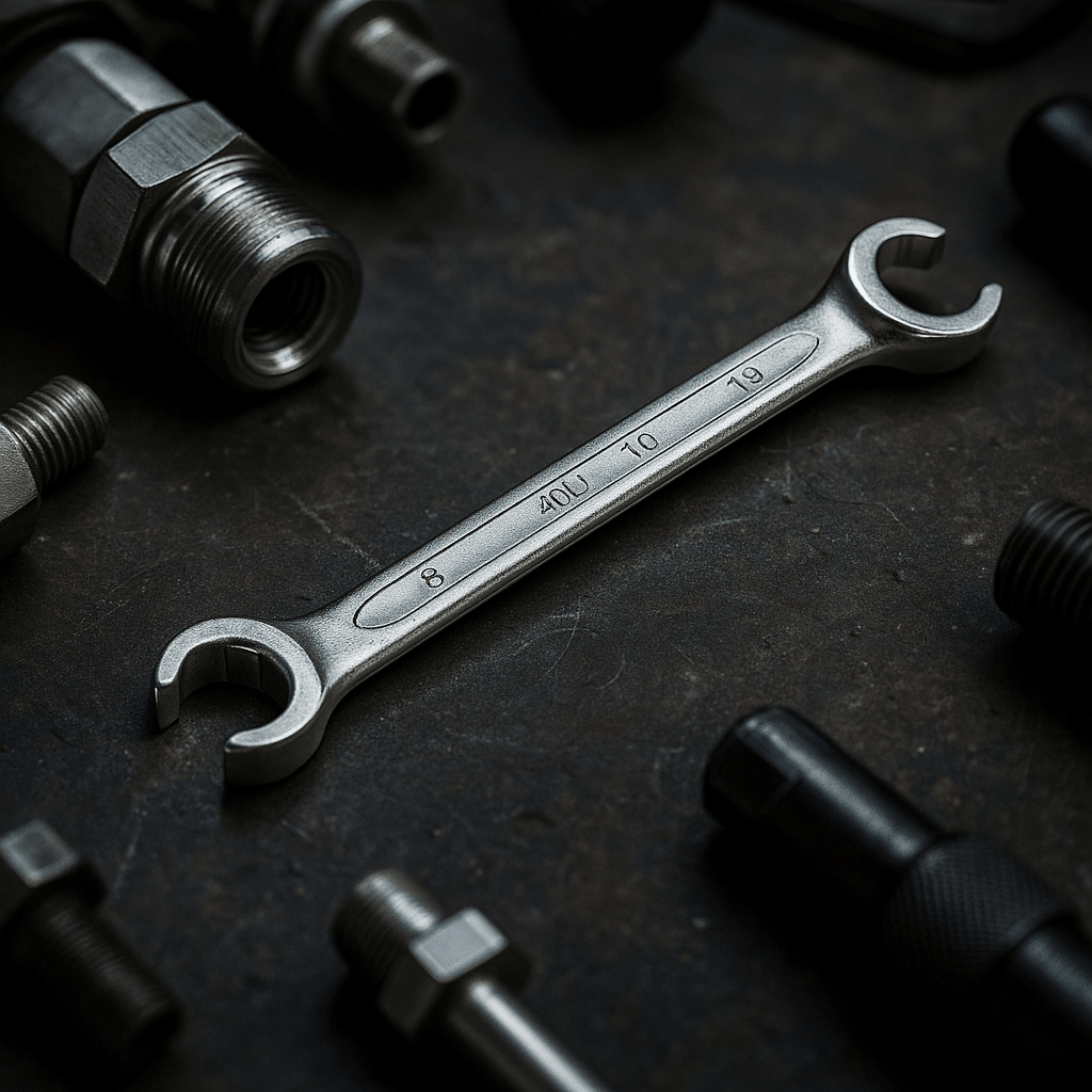 Llave Gasfiter Corona Abierta 8x10mm Wokin2