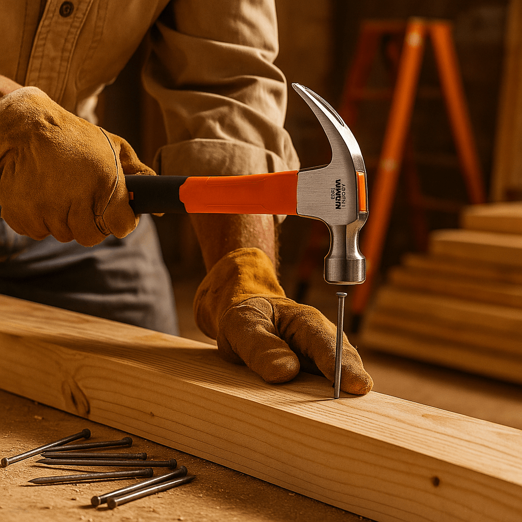 Martillo Carpintero Mango Fibra De Vidrio 20 Oz Wokin3