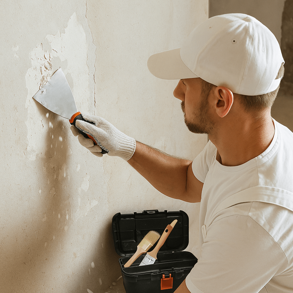 Espatula mango de goma 3puLG/80mm Wokin2