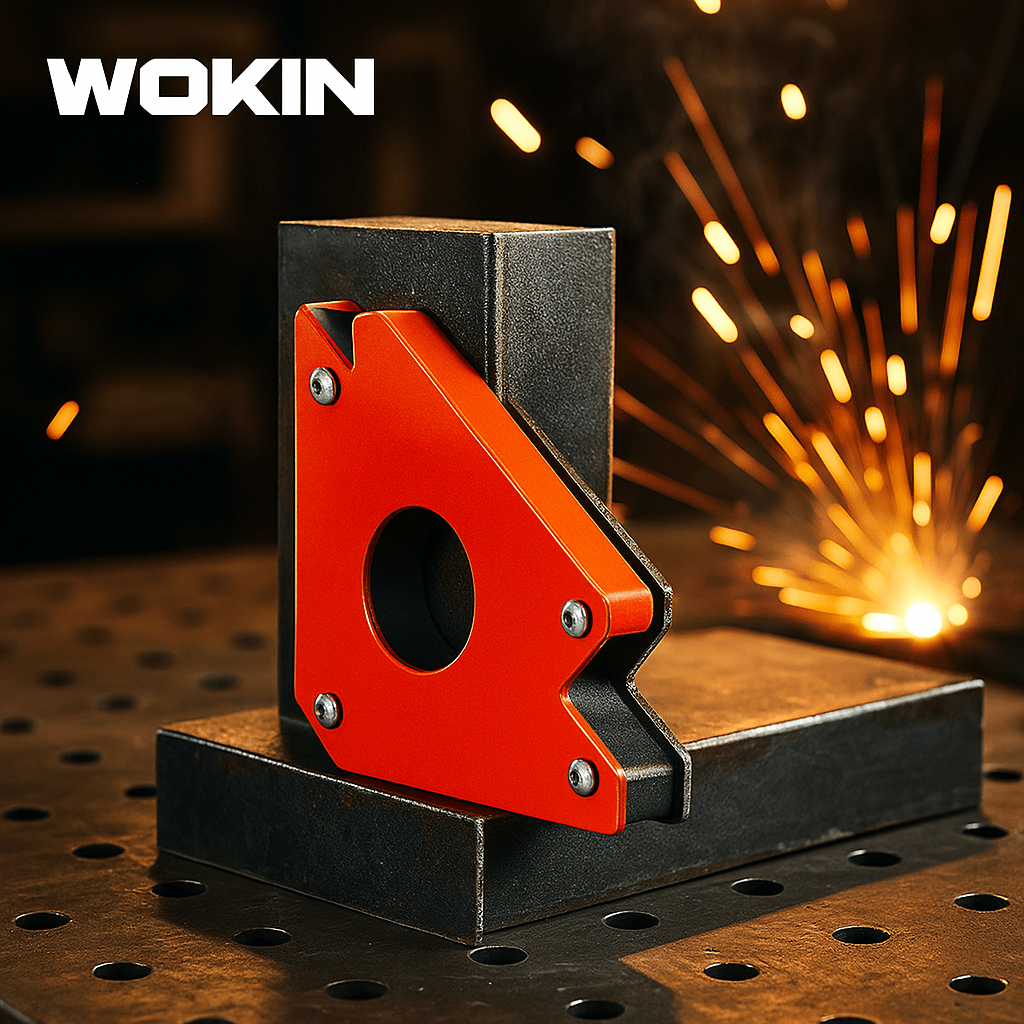 Escuadra Iman Magnetica Para Soldador 25Lbs/11.5Kg Wokin2