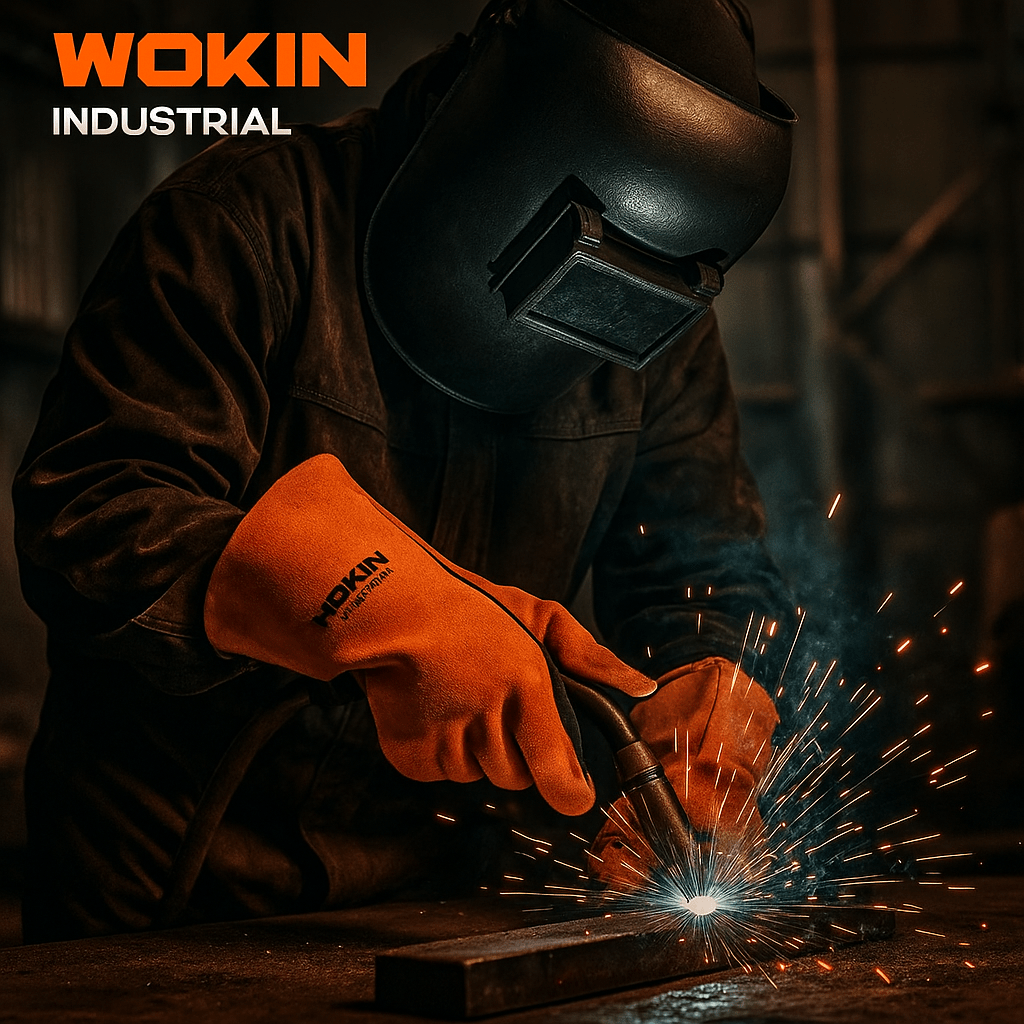 Guantes Para Soldar De Cuero Wokin2