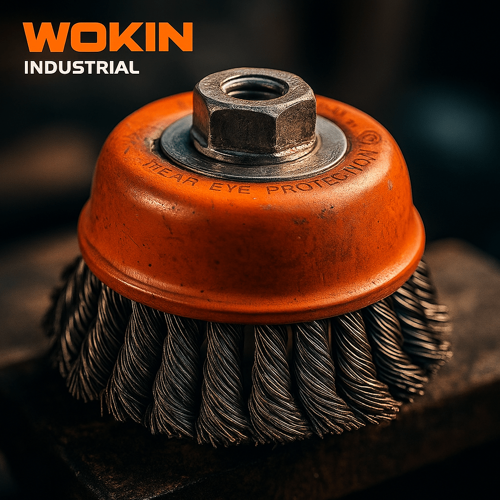 Grata Copa Trenzada De 5Pulg Chascon Acero Wokin2