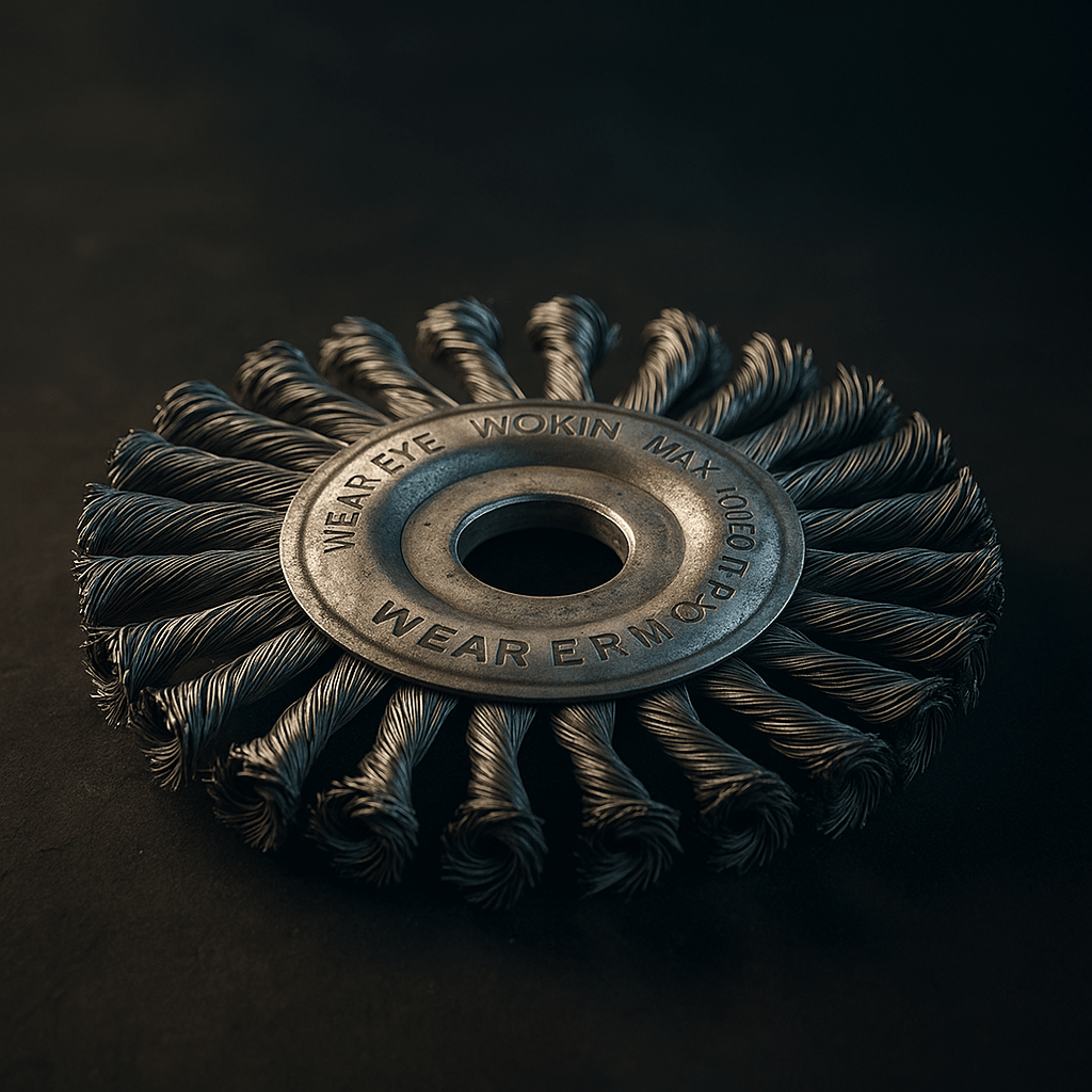 Grata Plana De Acero Trenzado 150mm Wokin2